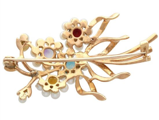 Antique Brooch Reverse Detail Shot