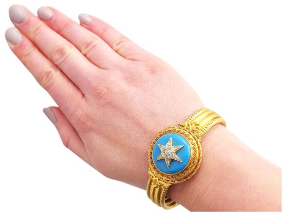 Turquoise Bracelet On Wrist