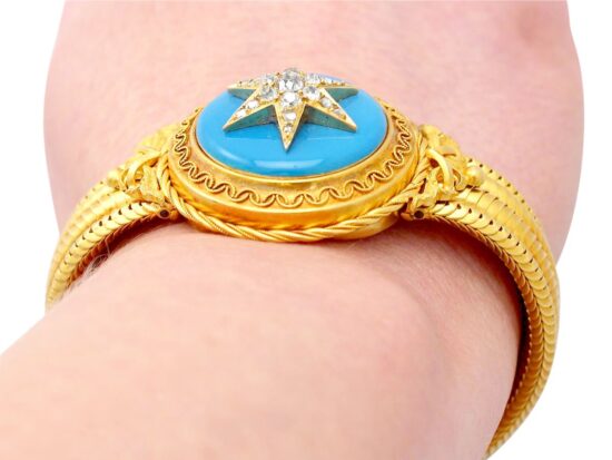 Turquoise Bracelet Wrist Close Up
