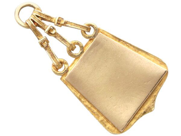 Napoleonic Hussar Pouch Gold Charm Reverse