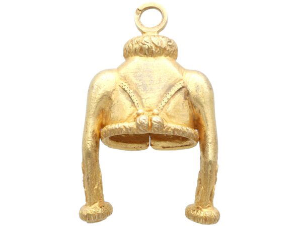 Napoleonic Hussar Jacket Gold Charm Reverse