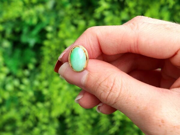 outside jade cufflink
