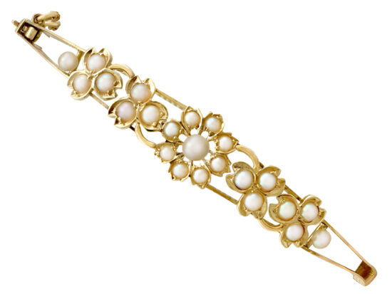 Victorian Seed Pearl Bangle
