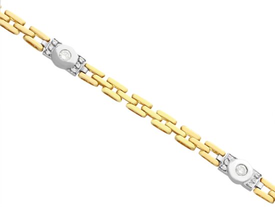 Vintage Diamond Bracelet Front View