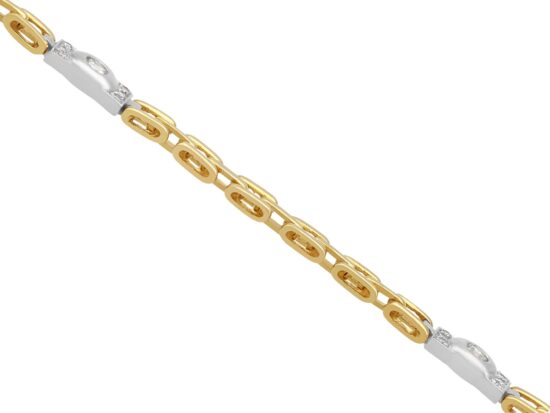 Vintage Gold Bracelet Side View