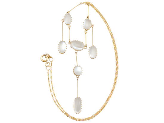Antique Moonstone Necklace