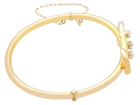 Victorian Gold Diamond Bangle