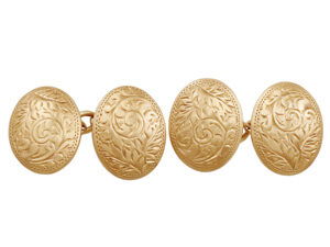 Antique 9 ct Rose Gold Cufflinks