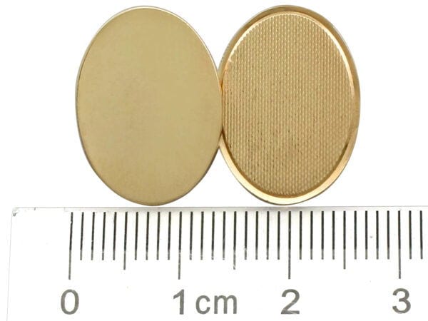 9 ct Yellow Gold Size Reference
