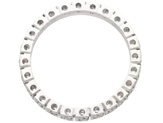 Vintage 18ct White Gold Full Eternity Ring
