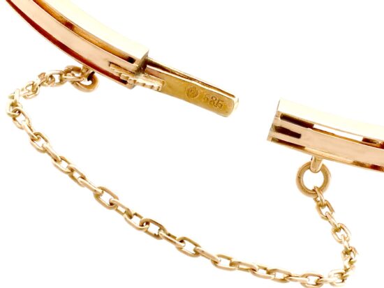 Diamond Bangle Clasp Open