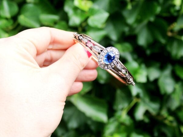 Rose Gold Bangle Outdoor Shot