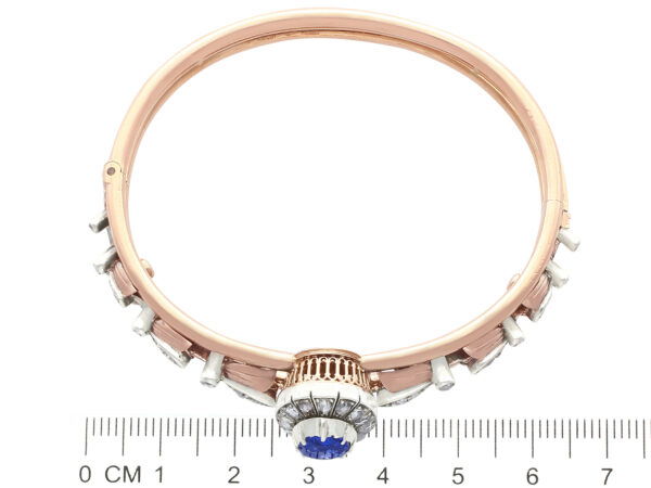 Sapphire Diamond Bangle Measurement