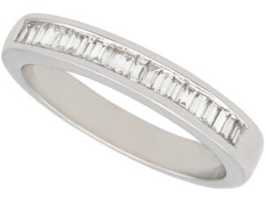 Vintage Baguette Diamond Eternity Ring