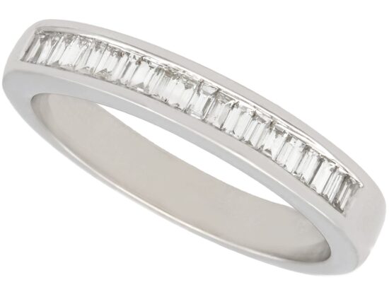 Vintage Baguette Diamond Eternity Ring
