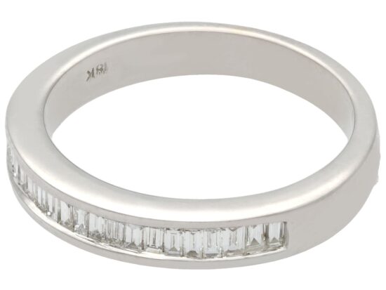 Vintage Baguette Diamond Eternity Ring