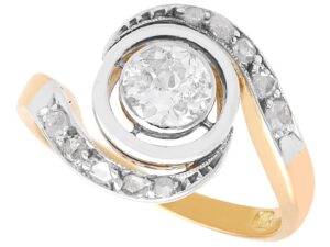 Antique Diamond Yellow Gold Ring