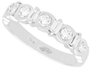 Diamond 18ct White Gold Half Eternity Ring