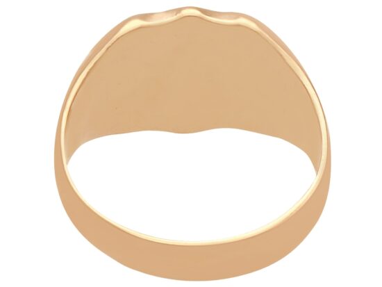 Gold Signet Ring Reverse