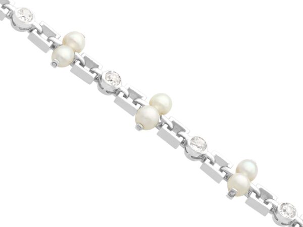 Vintage Platinum Bracelet Side View