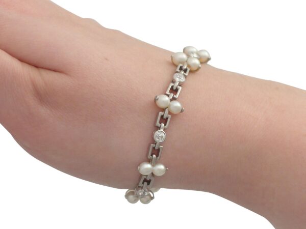 Vintage Platinum Wrist Bracelet View