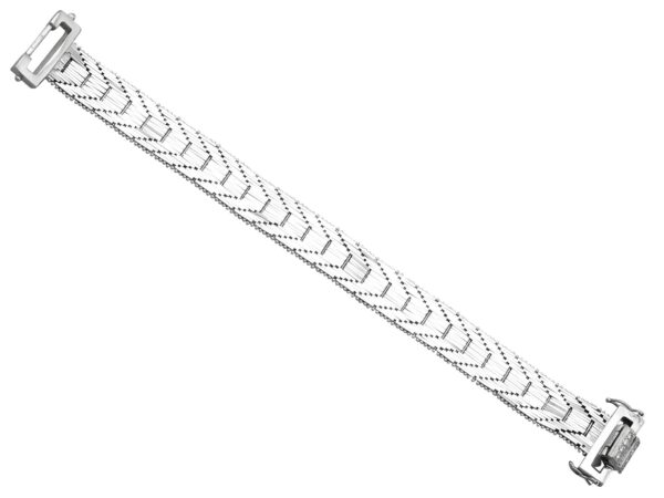 Diamond White Gold Bracelet Reverse