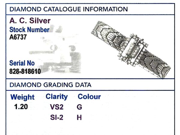 Diamond Grading Card With Bracelet