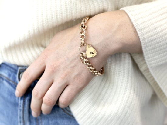 Heart Padlock Wrist View