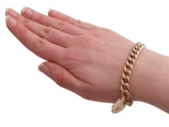 Gold Bracelet Wearing Shot
