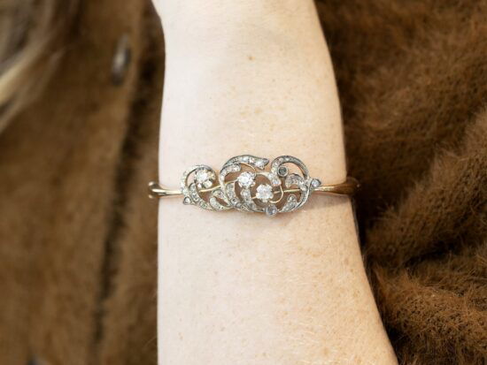 Antique Russian Wrist Bangle View