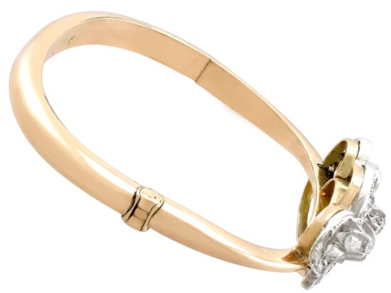 Russian Gold Bangle Side View