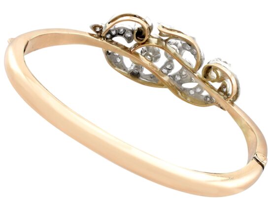 Russian Diamond Bangle Reverse