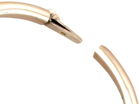 Diamond Russian Bangle Open