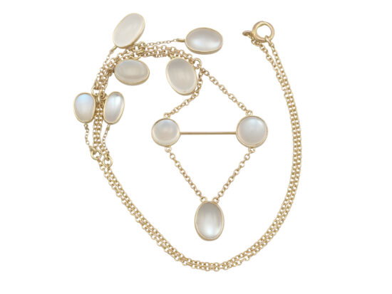 Victorian Moonstone Necklace