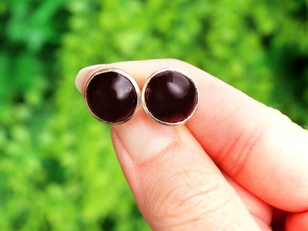 antique star diopside cufflinks