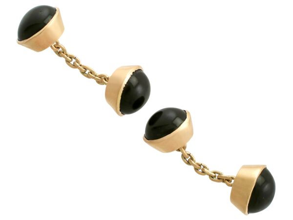 Victorian star diopside cufflinks