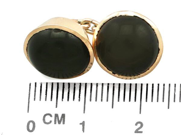 star diopside cufflinks size