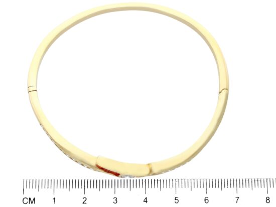 Ruby and Diamond Bangle size