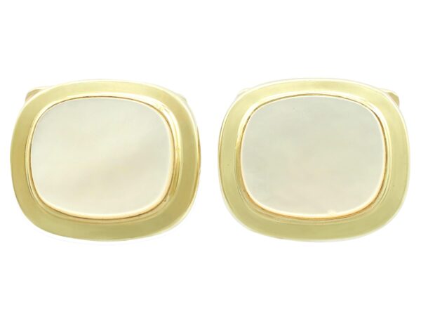 vintage mother of pearl cufflinks