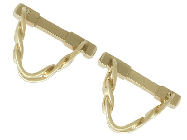 vintage 18k gold cufflinks