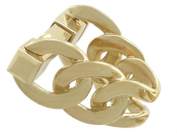 vintage gold French cufflink