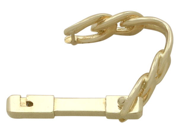 vintage French cufflink open