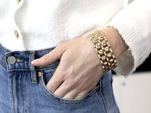 Art Deco Style Wrist Bracelet