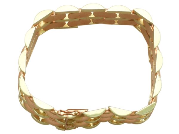 Vintage Gold Bracelet Angled View