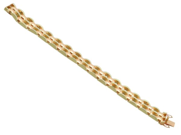 Vintage Two Tone Gold Bracelet
