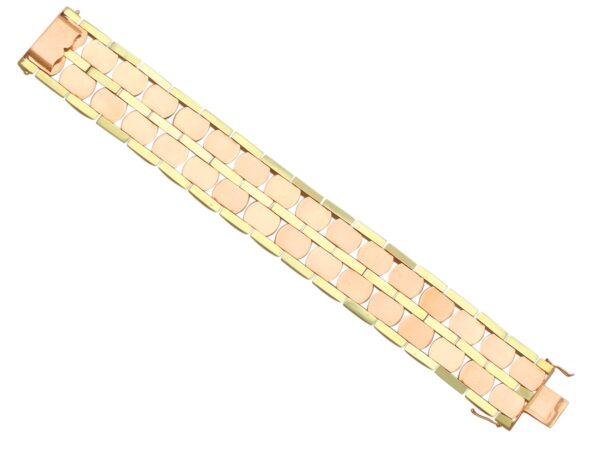 Rose Yellow Gold Bracelet Reverse
