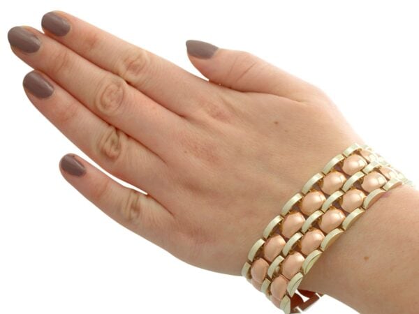 Art Deco Style Wrist Bracelet