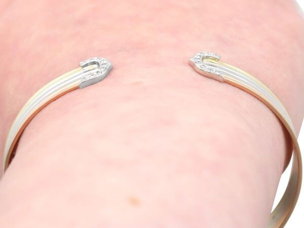 Vintage Bangle Close Up Wearing