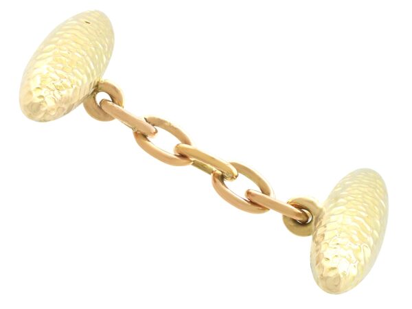 Antique Cufflinks Angled Close-Up