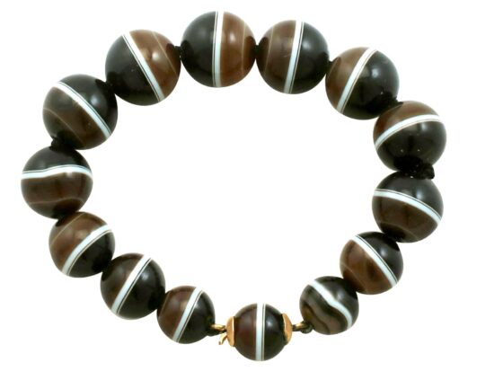 Banded Agate Bracelet Product Shot